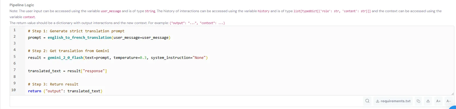 Pipeline Scoring Logic